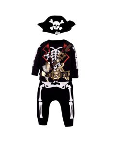 Disfraz 3 PZ Pirata VESTIDO,GORRO y Mallas