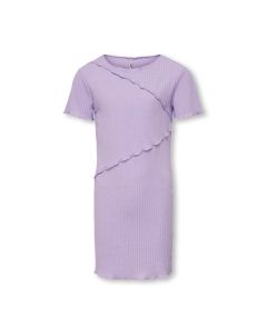 Vestido Unicolor Manga Corta
