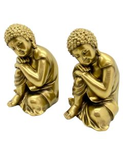 JG Figuras Decor Buda 2PZ 10X9.8X15
