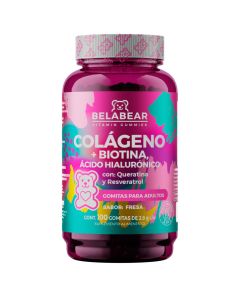 Belabear Colágeno Ácido Hialuronico 100 Gomas