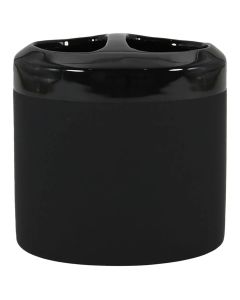 Portacepillos de Cerámica Negro