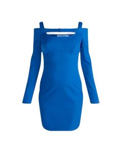 Vestido Cut Out Long Sleeve Mini Dress