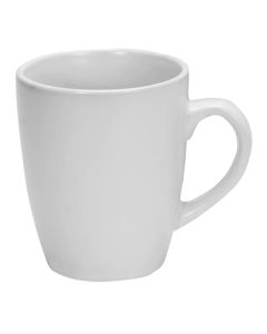 Taza 350ML, CERÁMICA, BLANCO, 1PZA