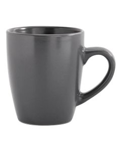 Taza 350ML, CERÁMICA, GRIS, 1PZA
