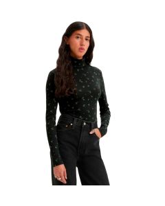 Blusa Tees Moon Rib Turtleneck
