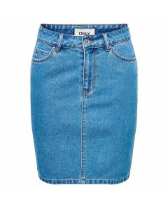 Falda Denim con Bolsillos