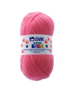 Estambre Super Bebe Rosa Fuerte