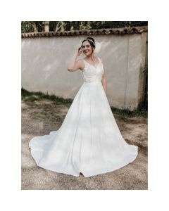 Vestido Estilo a Mikado