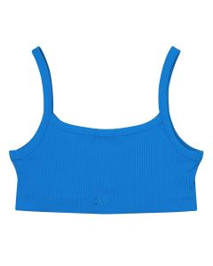Top Solid Rib Bralette W / Removeable Cups