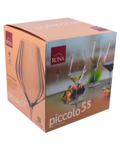 Juego 4 Copas Vino Blanco Piccolo 550 ML