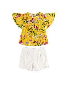 Conjunto Short y Blusa Manga Corta