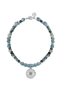 Pulsera Ojo Zen con Apatita Dorado
