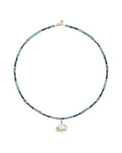Collar Loto Zen con Apatita Oro