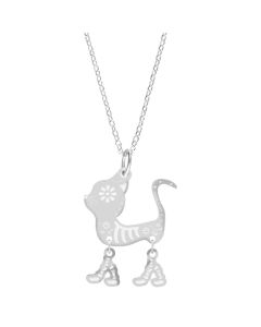 Dije Gatito Articulado con Piedra