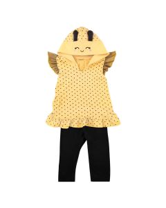 Conjunto Abeja con Blusa Manga Corta y Legging