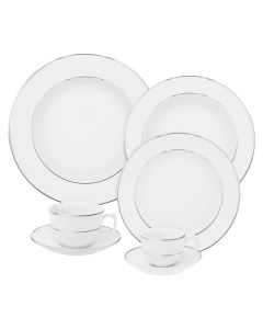 Vajilla Flamingo Diamond 42 Piezas