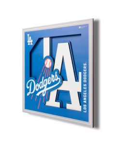Cuadro de Madera 3D los Angeles Dodgers MLB