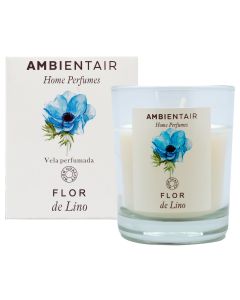 Vela Flor de Lino 30H Home Perfume