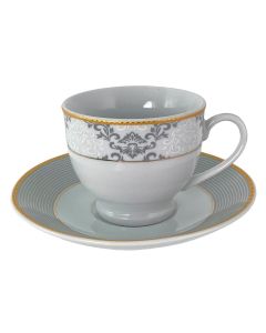 JG D / TAZA con PLATO 6PZ 36.9X24.7X8.3CM