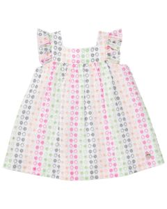 Vestido Bordado Multicolor "ARCOÍRIS"