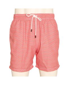 Traje de Baño Adulto Rojo Rayas