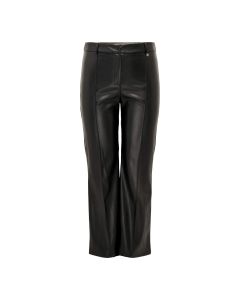 Pantalón Flared de Piel Sintética