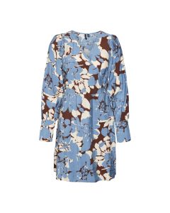 Vestido Corto Manga Larga Print