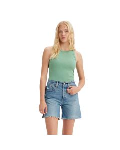 Blusa Tank Ajustado Cuello Redondo