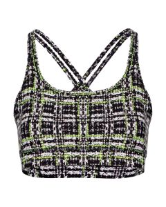 Blusa Print Strappy Keyhole Back Bra