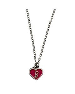 Collar Corazón con Letra B