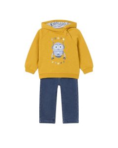 CONJ. Pantalón Denim Pullover