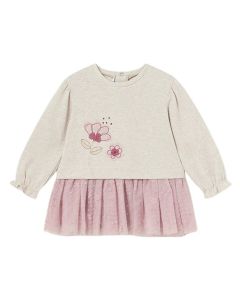 Vestido Felpa Combinado
