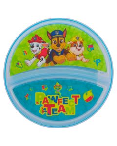 Plato con Divisiones Perlescente Paw Patrol