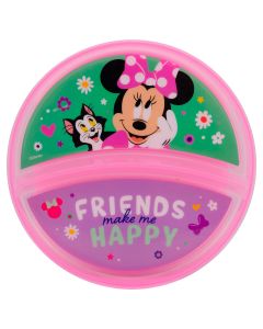 Plato con Divisiones Perlescente Mickey Baby