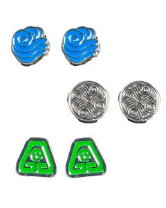 Aretes Avatar Nación del Agua y la Tierra