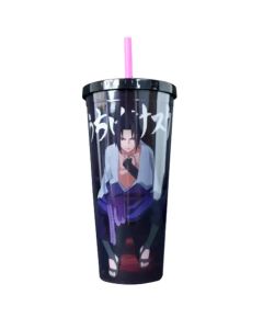 Vaso con Popote Sasuke Uchiha 710 ML