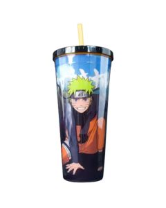 Vaso con Popote Naruto Uzumaki 710 ML