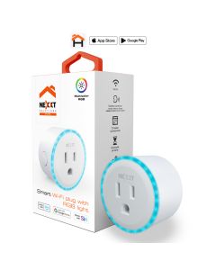 Enchufe Inteligente WI-FI con Anillo de Luz RGB