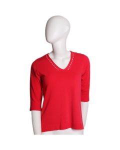 Blusa ESC / V Calado M 3 / 4