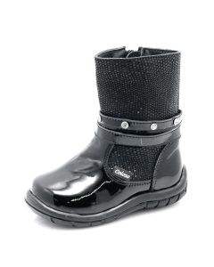 Bota Moda de Charol