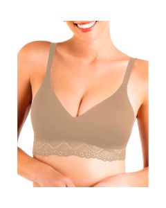Bralette con Encaje sin Varillas