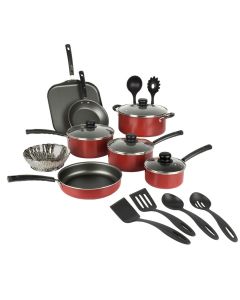 Batería Cocina 18PZ Primaware Rojo