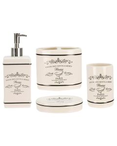 Set 4 PZ Accesorios Baño