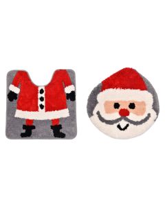 Juego 2 PZ Tapetes Navidad Santa