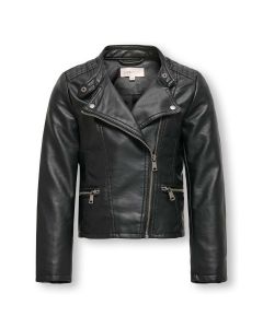 Chamarra Biker de Piel Sintética
