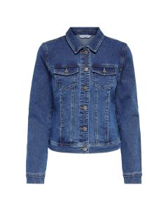 Chamarra Denim con Bolsillos
