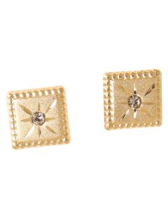 Aretes Recto Cuadro Diam