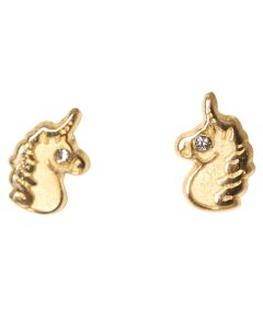 Aretes Cabeza Unicornio