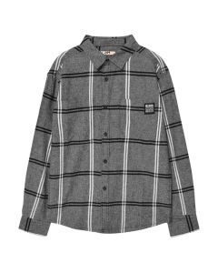 Camisa Casual Manga LARGA, Estampado Cuadros