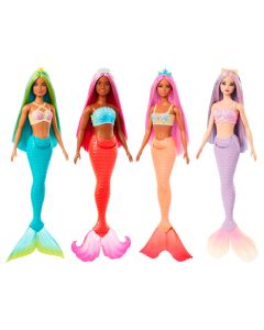 Barbie Ensueño Sirenas con Cabello de Colores